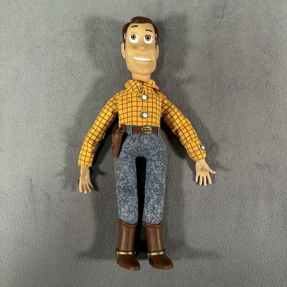 Thinkway Disney Toy Story Talking Sheriff Woody Doll Figure, Tested & Working!